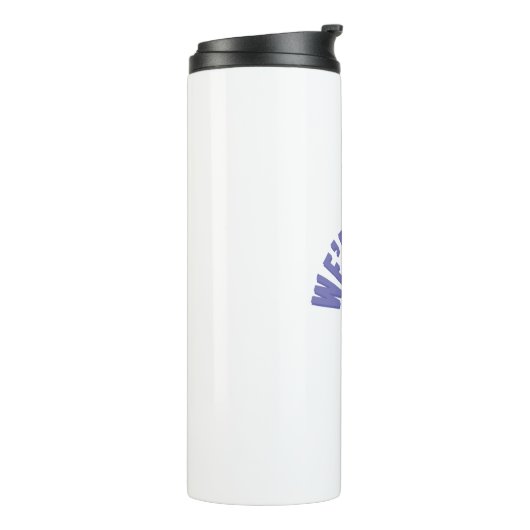 Nummer één thermosbeker (Gedraaid links)