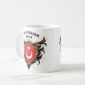 Nummer één Turkse moeder Koffiemok (Voorkant links)