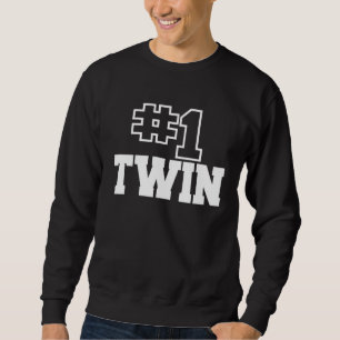 Nummer één tweeling nr. 1 beste sibling broer zus trui