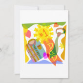 Nummer één uitnodiging voor vader (Voorkant)