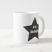 Nummer één vader, #1 Grijze Ster Grote Koffiekop (Voorkant rechts)