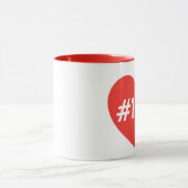 nummer één vader beker mok (Midden)