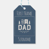 Nummer één vader cadeaulabel (Voorkant)