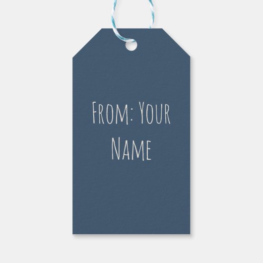 Nummer één vader cadeaulabel (Achterkant)