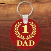 Nummer één vader sleutelhanger (Voorkant)