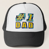 Nummer één vader trucker pet (Voorkant)
