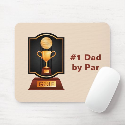 Nummer één vader van Par Mousepad Muismat (Met muis)