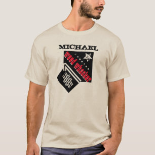 Nummer één WEED WACKER met graatsterren A07 T-shirt