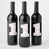 Nummer één Wijn Numero Uno Video visuele tekst Wijn Etiket (Flessen)