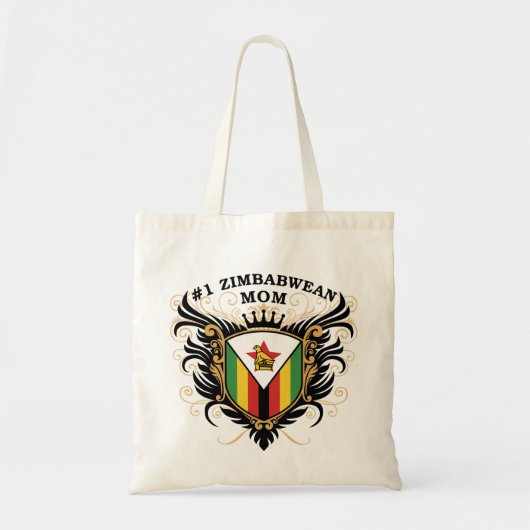 Nummer één Zimbabwaanse mam Tote Bag (Voorkant)