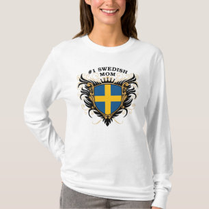 Nummer één Zweedse moeder T-shirt