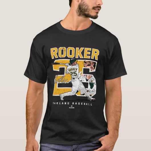 Nummer en portret Brent Rooker Oakland T-shirt (Voorkant)