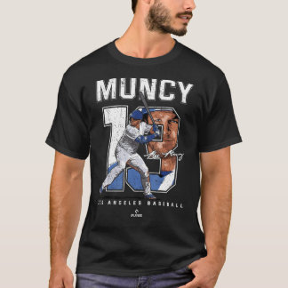 Nummer en Portret Max Muncy Los Angeles MLBPA 1 T-shirt