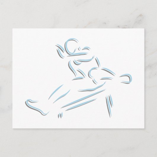 Nummer en veld briefkaart (Voorkant)