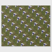 Nummer en veld cadeaupapier (Vlak)