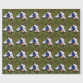 Nummer en veld cadeaupapier (Vlak)