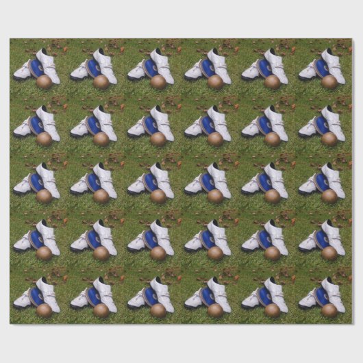 Nummer en veld cadeaupapier (Vlak)