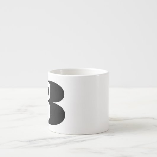 Nummer Espresso Coffee Mok (Voorkant)