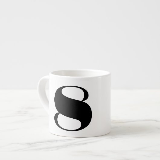 Nummer Espresso Coffee Mok (Links)