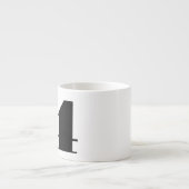 Nummer Espresso Coffee Mok (Voorkant)