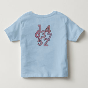 Nummer Esthetisch T-shirt – Minimalistisch Nummero