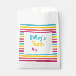 Nummer het zelf Gestreepte Snoep Kinder Tandtas Bedankzakje