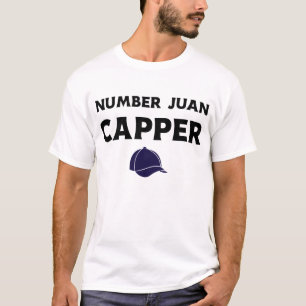 Nummer Juan Capper Funny Slang Humor #1 Leugenaar T-shirt