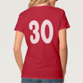 Nummer klasse 30 t-shirt (Achterkant)
