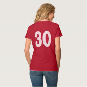 Nummer klasse 30 t-shirt (Achterkant volledig)