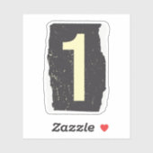Nummer Magazine Losgeld 1 Sticker (Vel)