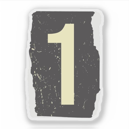 Nummer Magazine Losgeld 1 Sticker (Voorkant)