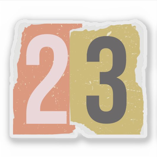 Nummer Magazine Losgeld 23 Sticker (Voorkant)