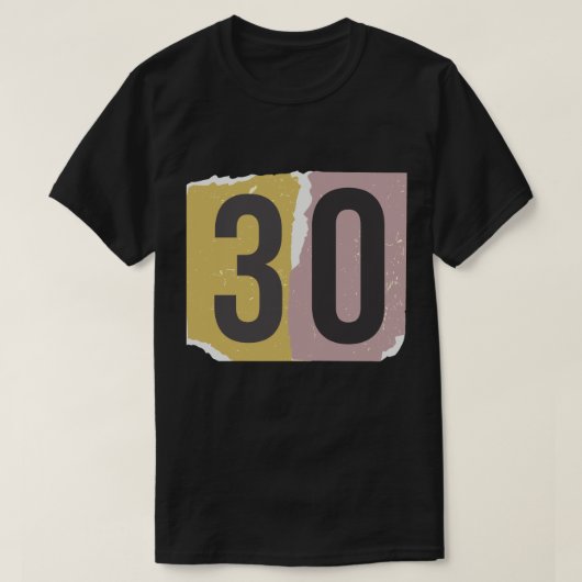 Nummer Magazine Losgeld 30 T-shirt (Design voorkant)
