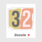 Nummer Magazine Losgeld 32 Sticker (Vel)