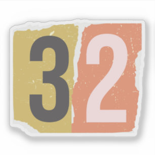 Nummer Magazine Losgeld 32 Sticker