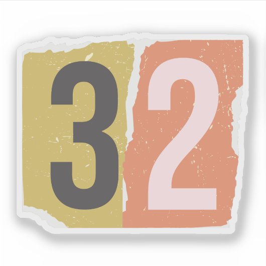 Nummer Magazine Losgeld 32 Sticker (Voorkant)