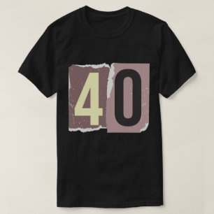 Nummer Magazine Losgeld 40 T-shirt