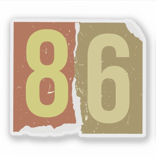 Nummer Magazine Losgeld 86 Sticker (Voorkant)