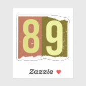 Nummer Magazine Losgeld 89 Sticker (Vel)