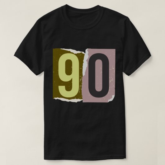 Nummer Magazine Losgeld 90 T-shirt (Design voorkant)