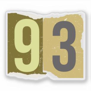Nummer Magazine Losgeld 93 Sticker