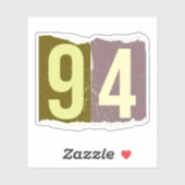 Nummer Magazine Losgeld 94 Sticker (Vel)
