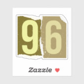 Nummer Magazine Losgeld 96 Sticker (Vel)