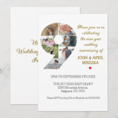 Nummer Negen Custom Photo Wedding Jubileum Kaart (Voorkant / Achterkant)