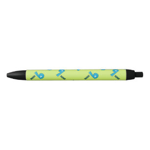 Nummer negen groen zwarte inkt pen