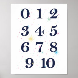Nummer Sterren Poster