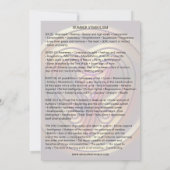 NUMMER SYMBOLISME - Uitnodiging (Achterkant)