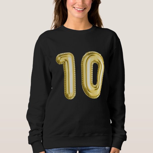 Nummer tien 10 trui (Voorkant)