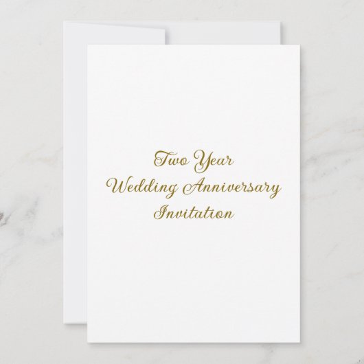 Nummer twee aangepaste foto bruiloft Jubileum Kaart (Achterkant)