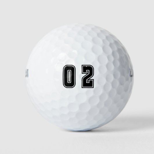 nummer twee golfballen (Voorkant)